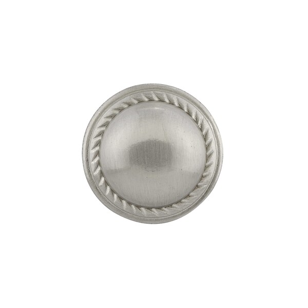 Richelieu 1 3/16 in (30 mm) Brushed Nickel Traditional Metal Cabinet Knob - BP92830195