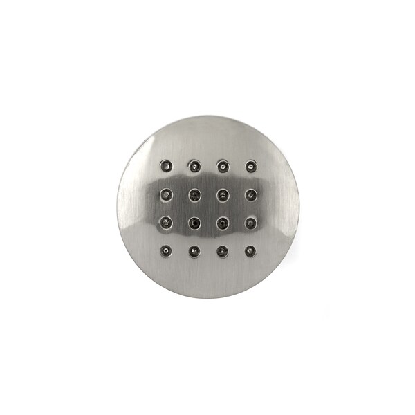 Richelieu 1 5/16 in (34 mm) Brushed Nickel Contemporary Metal Cabinet Knob - BP2608195