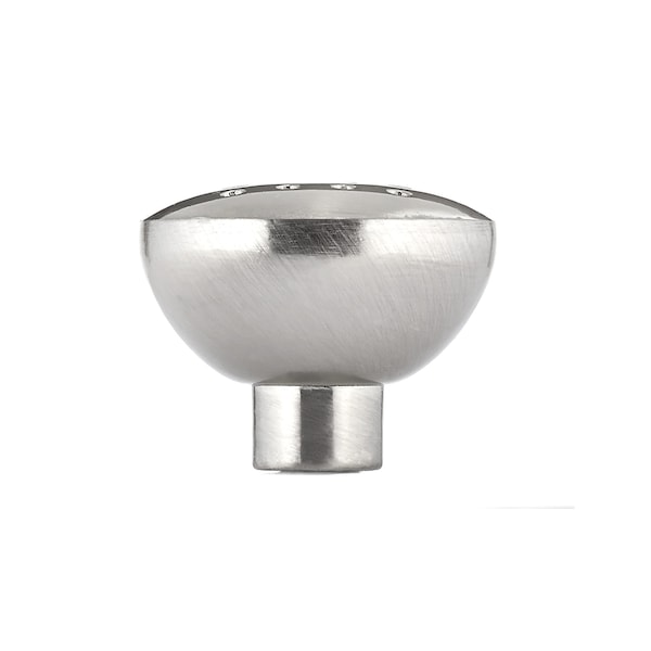 Richelieu 1 5/16 in (34 mm) Brushed Nickel Contemporary Metal Cabinet Knob - BP2608195