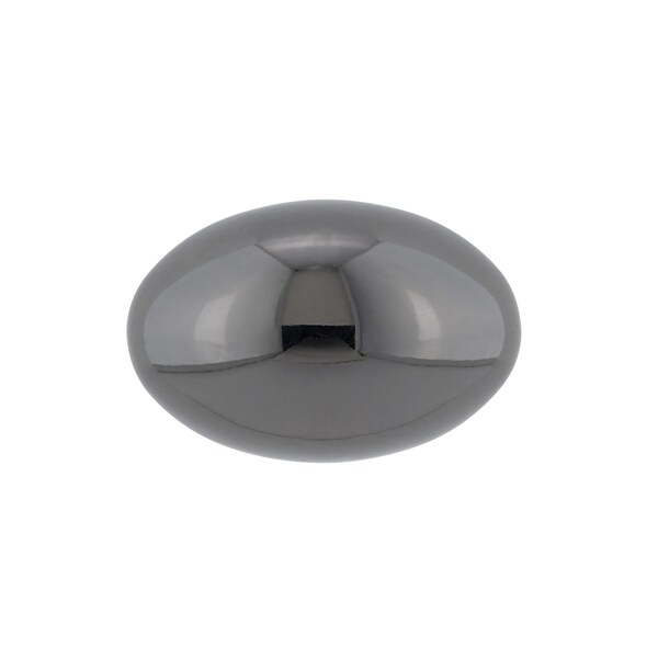 Richelieu 1 3/16 in. X 25/32 in. (30 mm x 20 mm) Black Nickel Traditional Metal Cabinet Knob - BP444391