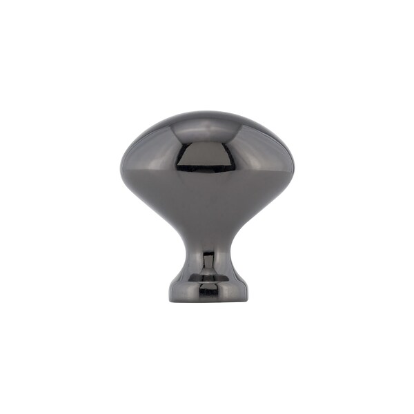 Richelieu 1 3/16 in. X 25/32 in. (30 mm x 20 mm) Black Nickel Traditional Metal Cabinet Knob - BP444391