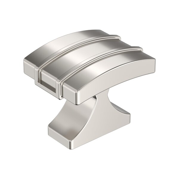 Amerock Davenport 1-1/2 inch 38mm Length Polished Nickel Cabinet Knob - BP36602PN