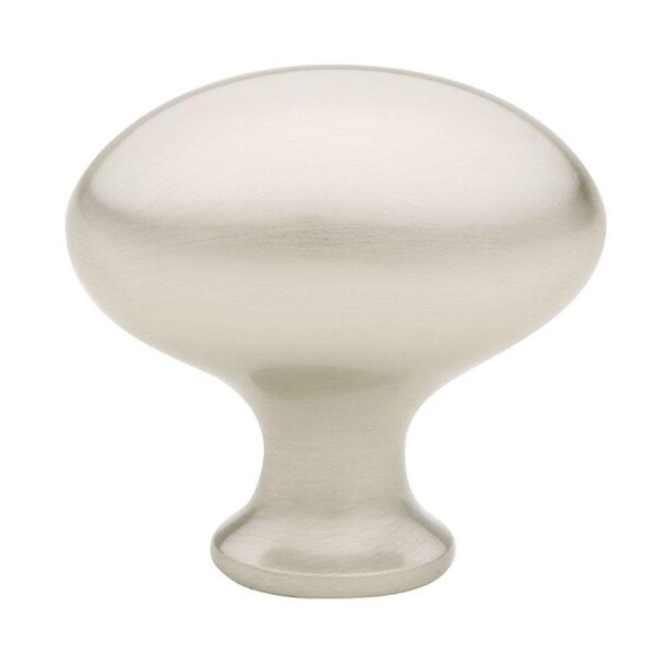 Patioplus Egg 1.25 in. Cabinet Knob, Satin Nickel - PA1634165