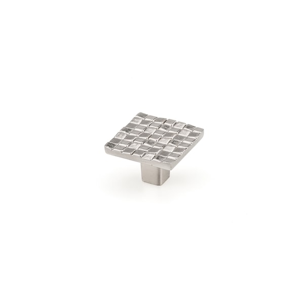 Richelieu 1 1/4 in (32 mm)  x 1 1/4 in (32 mm) Brushed Nickel Contemporary Cabinet Knob - BP62273232195