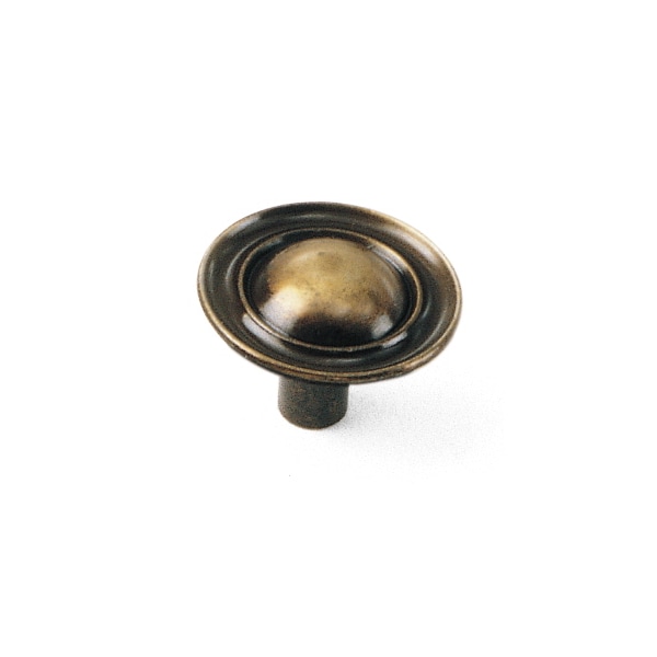 Laurey 1 1/4" Classic Traditions Ambassador Knob, Antique Brass - 75705