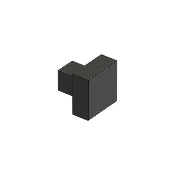 Deltana 1-1/4 Modern Square Cabinet Knob Oil Rubbed Bronze Finish - KS125U10B
