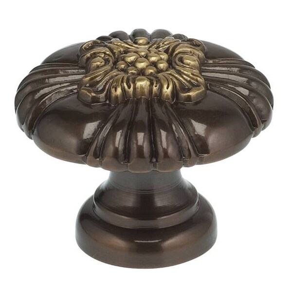 Omnia Ornate Cabinet Knob Shaded Bronze 1-3/8" - 7417/35.SB