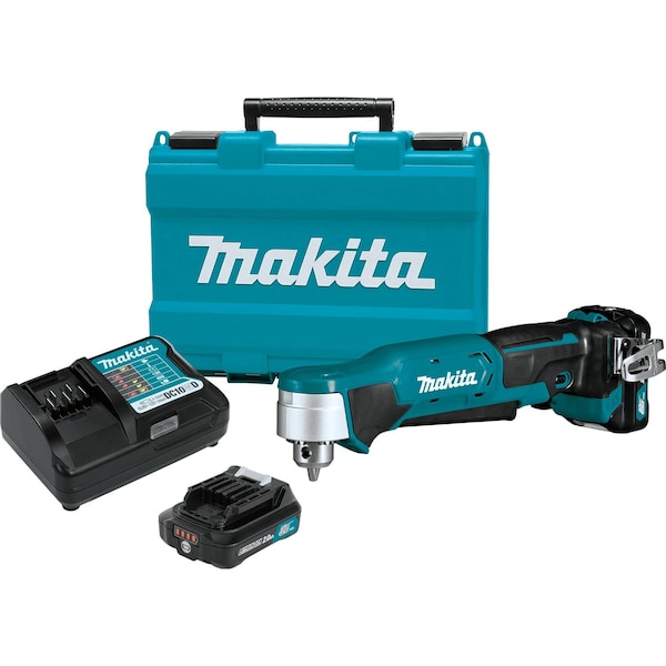 Makita 12V max CXT® 3/8" Right Angle Drill Kit (2.0Ah) - AD03R1