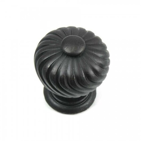 Perfectpatio 1.25 in. Oil Rubbed Bronze Nickel French Twist Cabinet Knob - PE528523