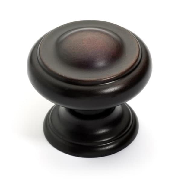 Dynasty Hardware Super Saver Cabinet Knob Aged Oil Rubbed Bronze - K-88632-10B