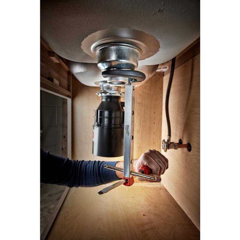 Llave de tubo de aluminio de 10 pulgadas de Milwaukee con mango de longitud de potencia con llave de tazón de 2.5 pulgadas (2 piezas) - 48-22-7213-48-22-7002
