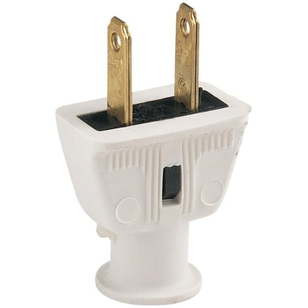 Dispositivo de enchufe eléctrico Eaton Wiring Devices, 2 polos, 15 A, 125 V, NEMA: NEMA 1-15, blanco - BP183W-SP-L