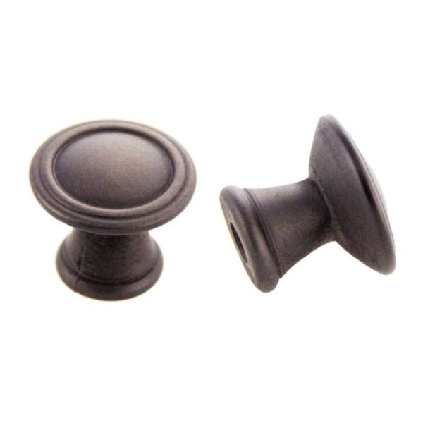 Crown 1-1/5" Deco Cabinet Knob Oil Rubbed Bronze Finish - CHK8011010B