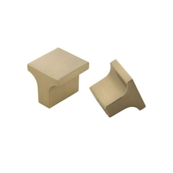 Crown 1" Square Cabinet Knob Rose Gold Finish - CHK83125RG