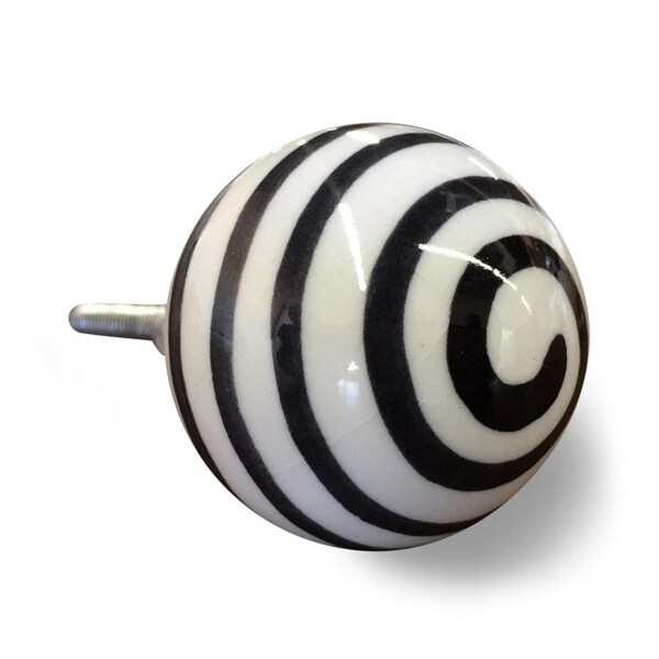 Homeroots Multi Color Ceramic & Metal Knob; 1.5 x 1.5 x 1.5 in. - Pack of 12 - 358087