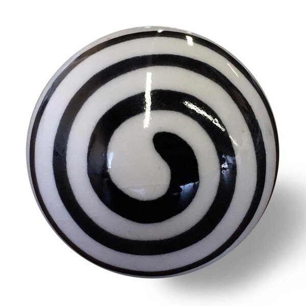 Homeroots Multi Color Ceramic & Metal Knob; 1.5 x 1.5 x 1.5 in. - Pack of 12 - 358087