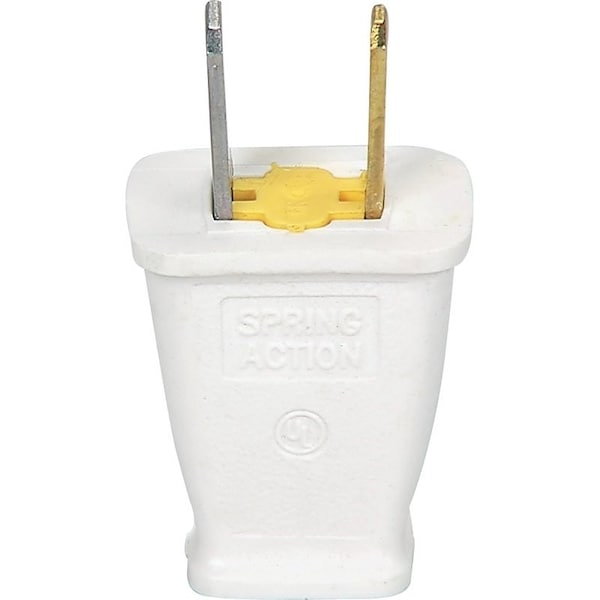 Enchufe eléctrico de dispositivos de cableado Eaton, 2 polos, 15 A, 125 V, NEMA: NEMA 1-15, Blanco - SA540W