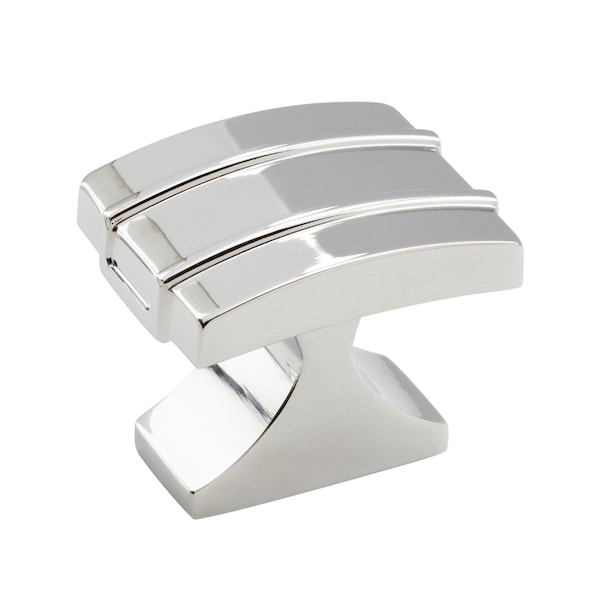 Amerock Davenport 1-1/4 in 32 mm Length Polished Chrome Cabinet Knob - BP3660126
