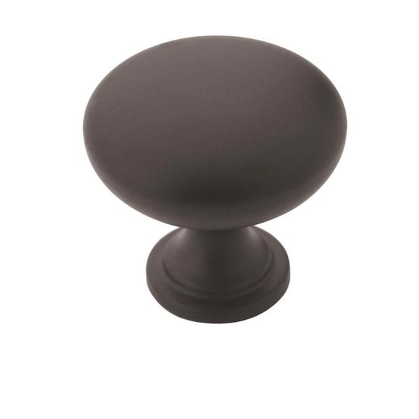 Amerock Amerock Edona Round Cabinet Knob 1-1/4 in. D 1-1/8 in. Matte 10 pk - TEN53005FB