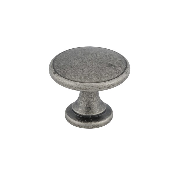 Richelieu 1 3/4 in (44 mm) Pewter Traditional Metal Cabinet Knob - BP81224142