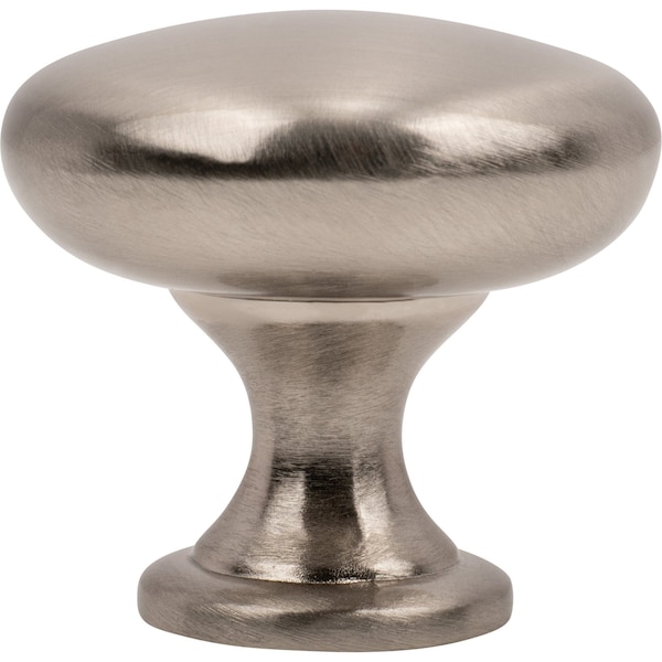 Designperfect 1-3/16 Diameter Round Cabinet Knob, Brushed Satin Nickel, 25PK - DPA25R28KSNB