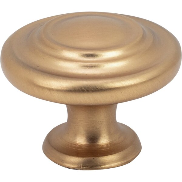 Designperfect 1-5/16 Diameter Round Cabinet Knob, Champagne Bronze/Gold - DPA-R38KCBZ