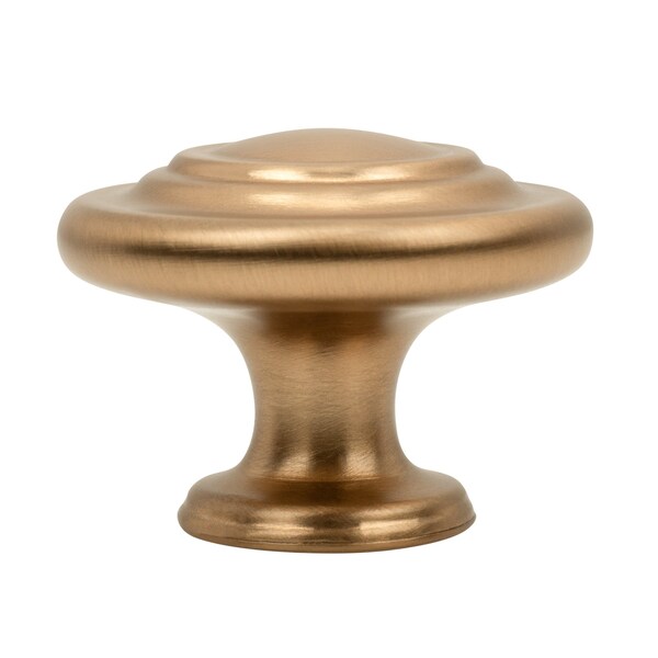 Designperfect 1-5/16 Diameter Round Cabinet Knob, Champagne Bronze/Gold - DPA-R38KCBZ