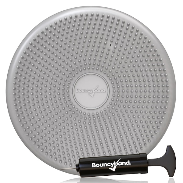 Bouncybands Big Wiggle Seat Sensory Cushion, Silver - WS33SI