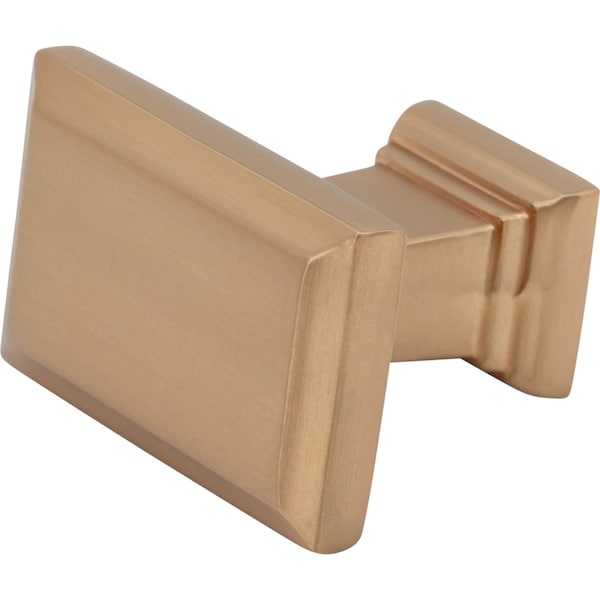Designperfect 1-1/2 Overall Length Rectangle Cabinet Knob, Champagne Bronze/Gold, 25PK - DPA25A48KCBZ