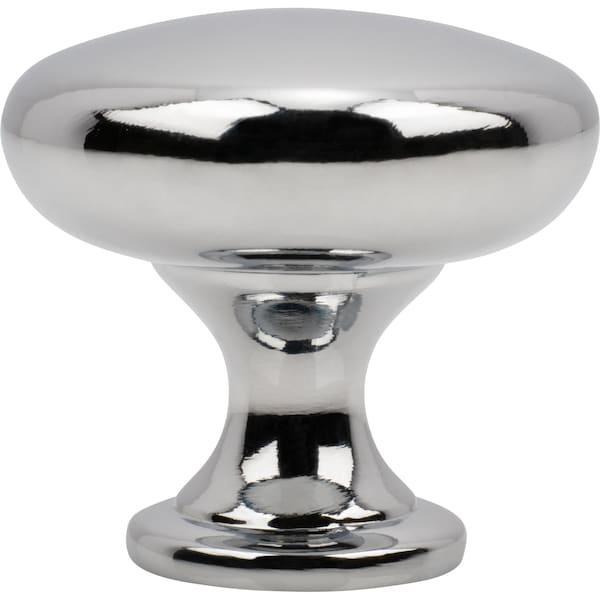 Designperfect 1-3/16 Diameter Round Cabinet Knob, Polished Chrome, 25PK - DPA25R28KPC