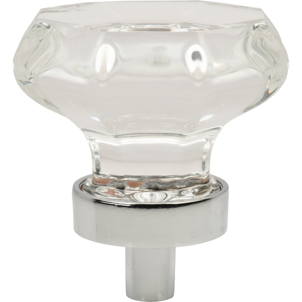 Designperfect 1-5/16 Diameter Round Cabinet Knob, Polished Chrome, 25PK - DPA25G23KPC