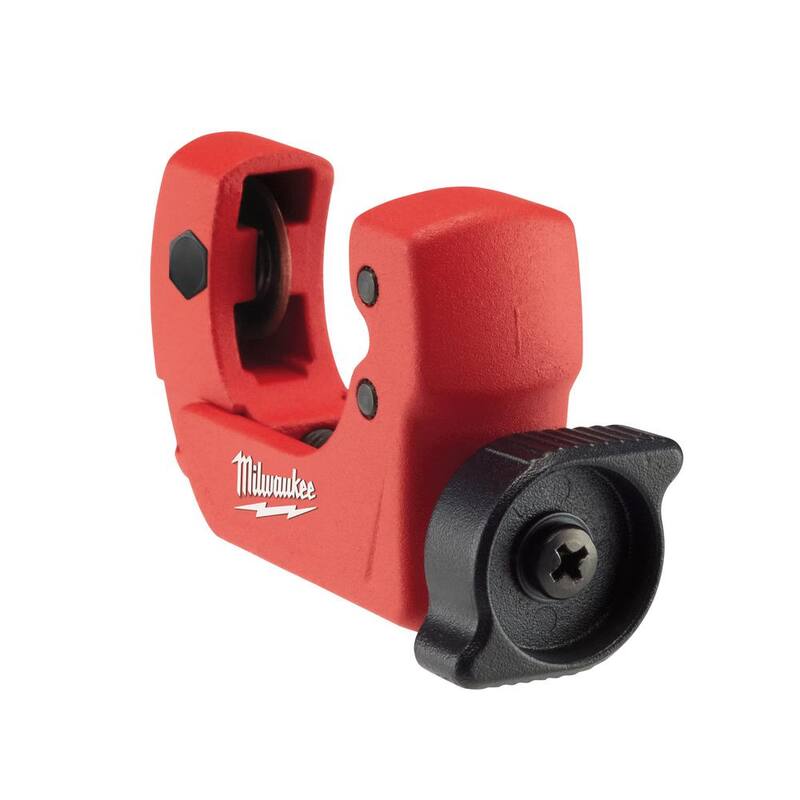 Llave de tubo de aluminio con offset de 18 pulgadas y cortador de tubos de cobre mini de 1 pulgada (Juego de 2 piezas) - 48-22-7185-48-22-4251