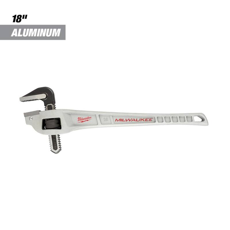 Llave de tubo de aluminio con offset de 18 pulgadas y cortador de tubos de cobre mini de 1 pulgada (Juego de 2 piezas) - 48-22-7185-48-22-4251