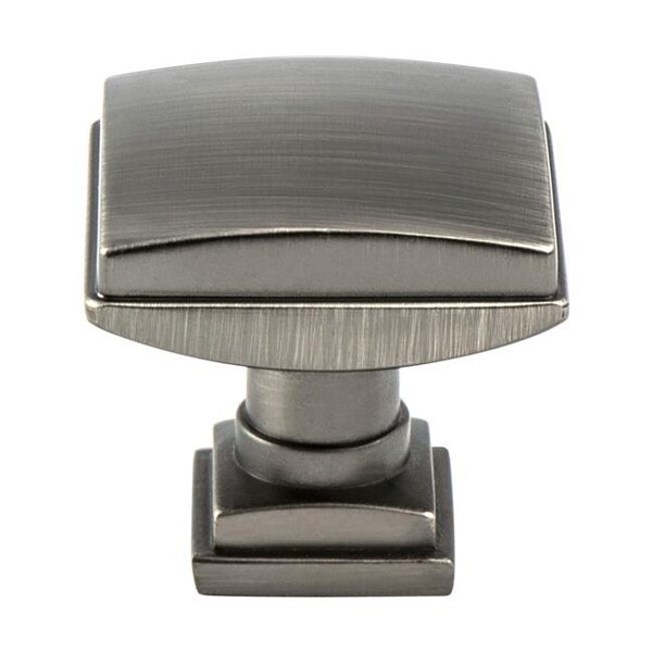 Berenson Berenson 1277-1VTN-P 1.25 in. dia. Tailored Traditional Knob with Vintage Nickel - 1277-1VTN-P