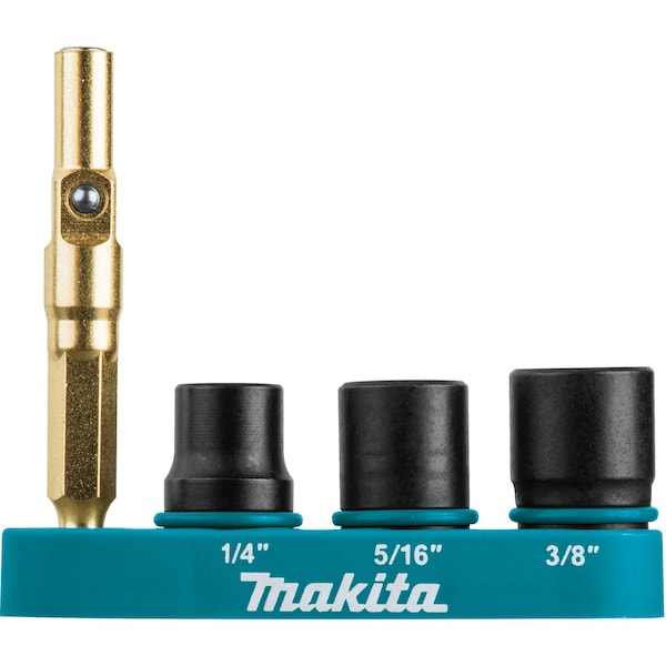Makita Impact Gold(R) 4 Pc. Detachable Nutsetter - B-61581
