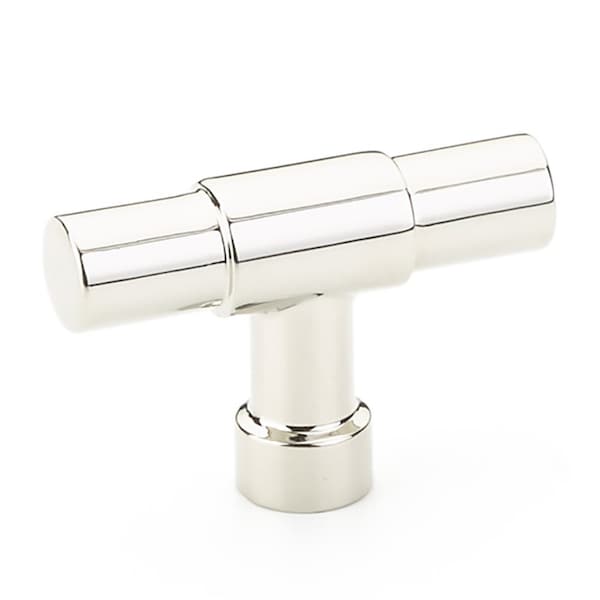 Emtek Jasper 2 in Finger Pull Cabinet Knob Polished Nickel Lifetime Finish - 86699US14