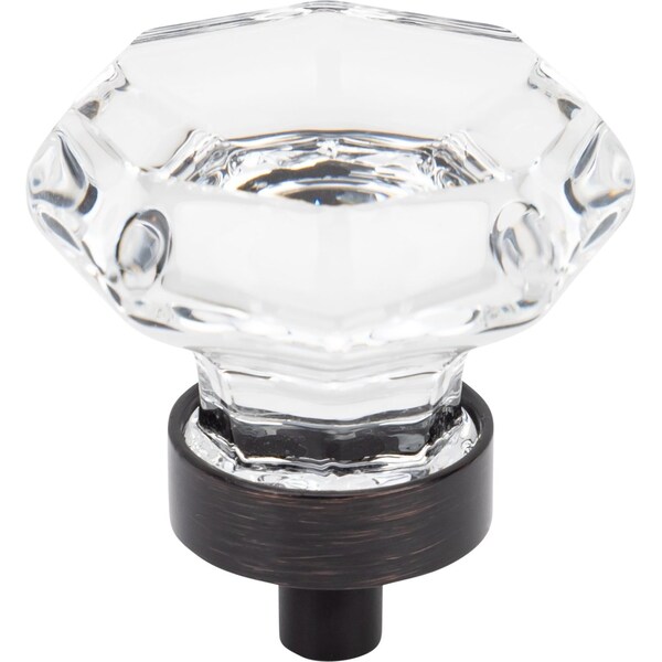 Designperfect 1-5/16 Diameter Round Cabinet Knob, Brushed Oil Rubbed Bronze - DPA-G23KORB