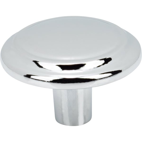 Designperfect 1-1/4 Diameter Round Cabinet Knob, Polished Chrome - DPA-R92KPC