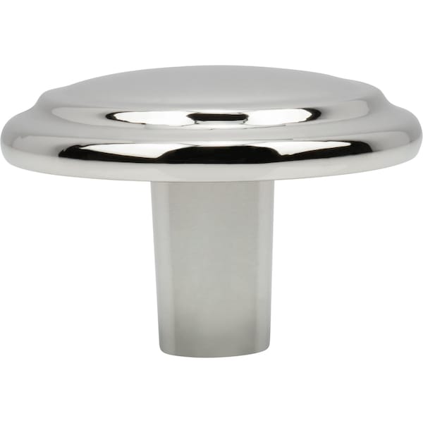 Designperfect 1-1/4 Diameter Round Cabinet Knob, Polished Chrome - DPA-R92KPC