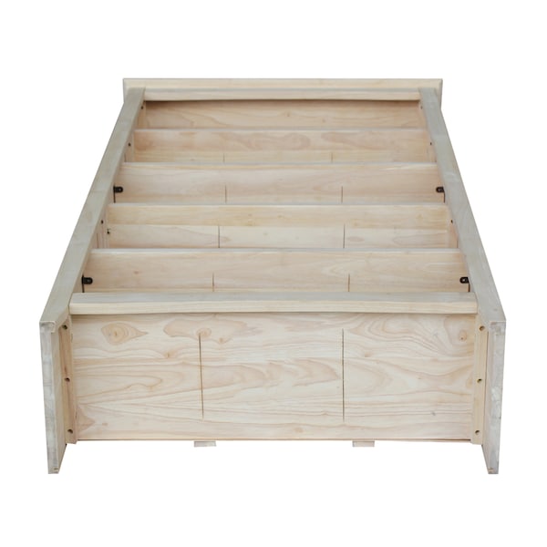 International Concepts Shaker Bookcase, 60"H, Unfinished - SH-3226A
