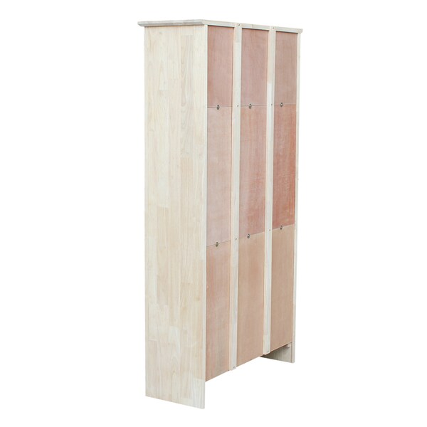 International Concepts Shaker Bookcase, 60"H, Unfinished - SH-3226A