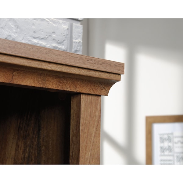 Sauder 5 Shelf Bookcase W/doors Sma , Three adjustable shelves for flexible storage options - 426414