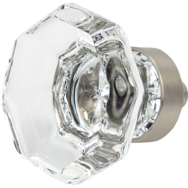 Designperfect 1-5/16 Diameter Round Cabinet Knob, Brushed Satin Nickel, 25PK - DPA25G23KSNB