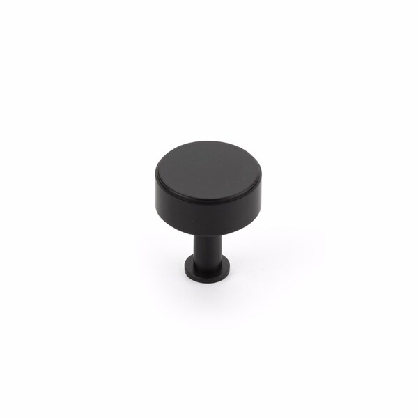 Schaub 1-1/4in Center to Center Pub House Cabinet Knob Matte Black Finish - 5102-MB