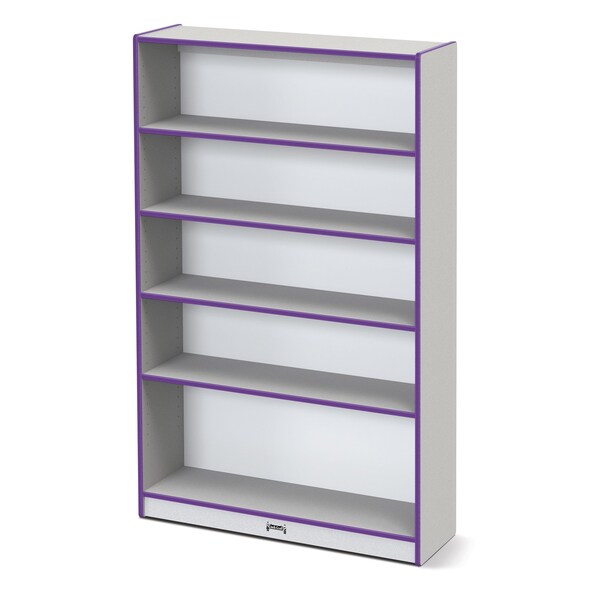 Jonti-Craft Rainbow Accents Tall Bookcase, Purple - 0972JC004