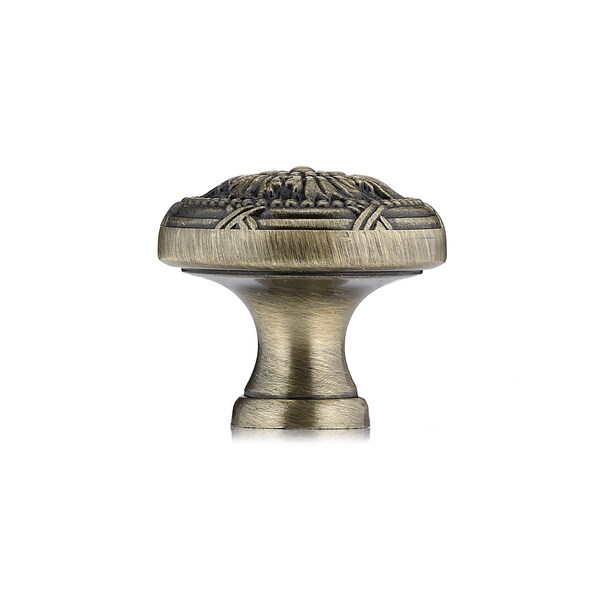 Richelieu 1 1/4 in (32 mm) Antique English Traditional Metal Cabinet Knob - BP82465AE