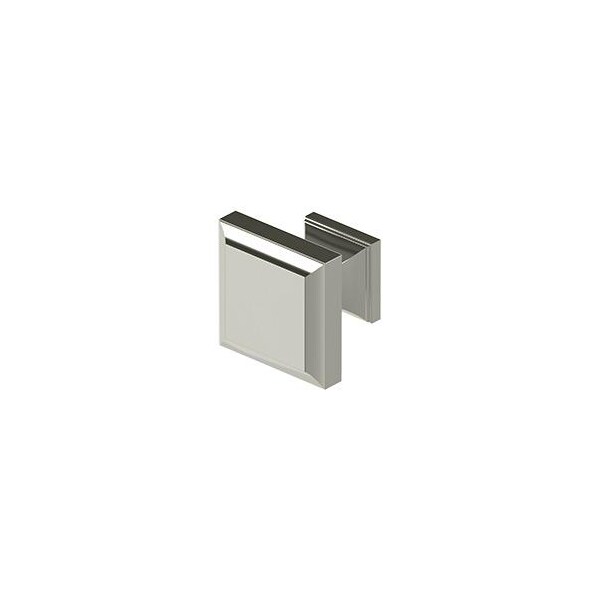 Deltana Decorative Square Cabinet Knob Bright Nickel - KS10U14