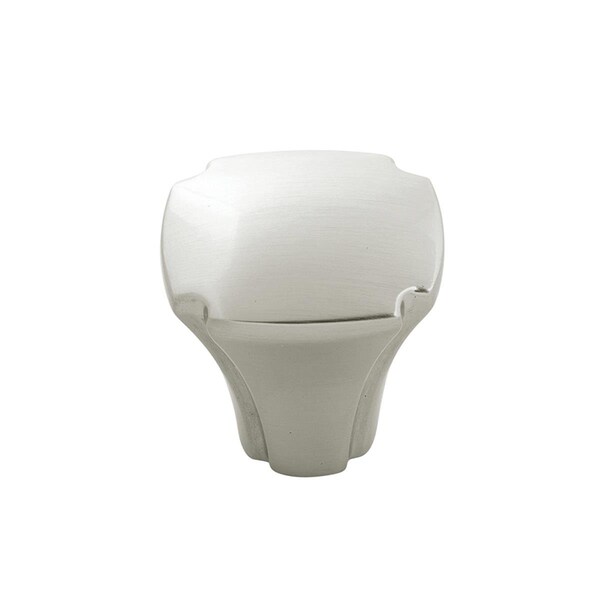 Gan Eden 1.125 in. Square Knob, Satin Nickel - GA1629517