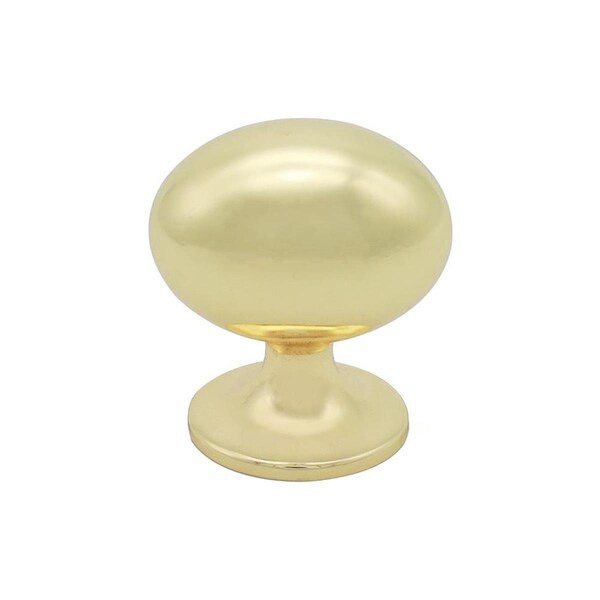 Camp Usa 1.38 in. dia. Charlton Cabinet Knob, Polished Gold - CA2013834