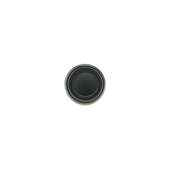 Richelieu 1 5/16 in (33 mm) Black Contemporary Cabinet Knob - BP872233900